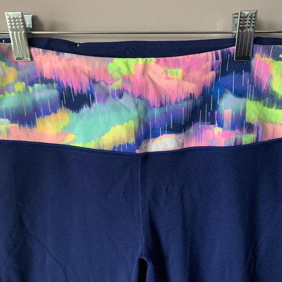 Victoria Secret - Leggings - Blue with Pink Tye-Dye (VSX Sport) - Picture 2 of 3